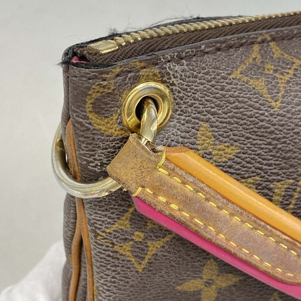 Louis Vuitton Monogram Loretta Shoulder Bag M44053 Brown Hot Pink Women's P28... - Picture 8 of 10